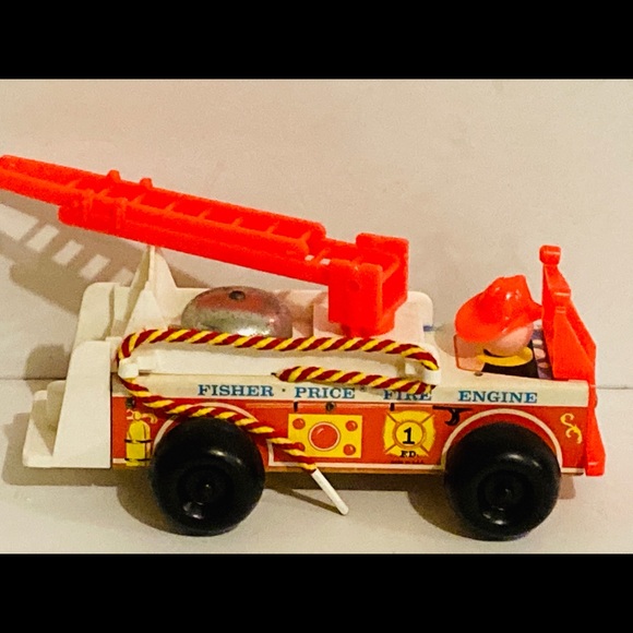 Vintage Fisher Price Firetruck - Picture 1 of 7